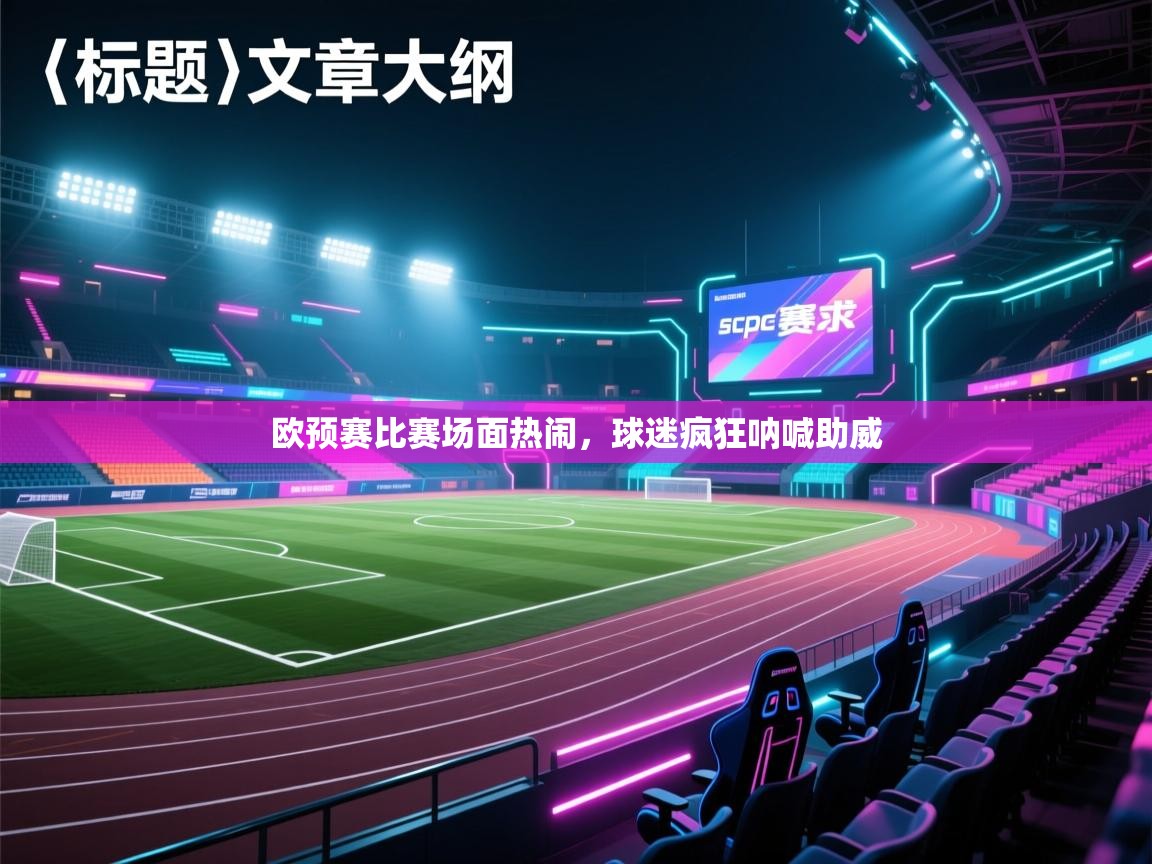 欧预赛比赛场面热闹，球迷疯狂呐喊助威  第1张